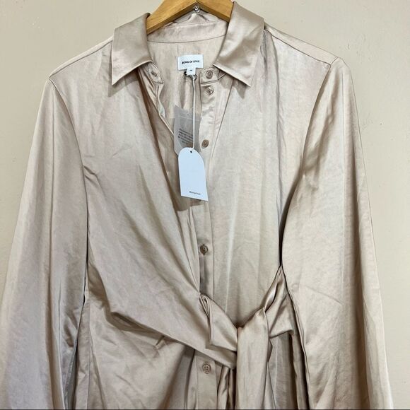 Song of Style • Marta Dress in Champagne - Picture 5 of 8